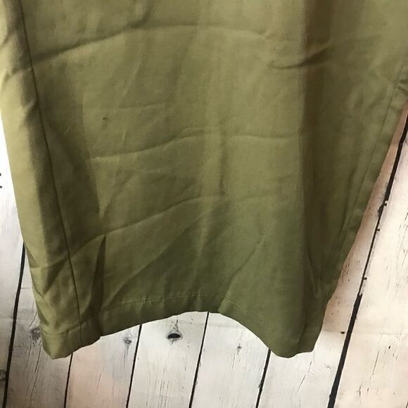 M.S.S.P. Belted khaki green Pants 14 - Picture 3 of 9